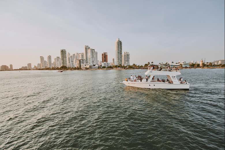 Panorámica de Cartagena de Indias y su bahía