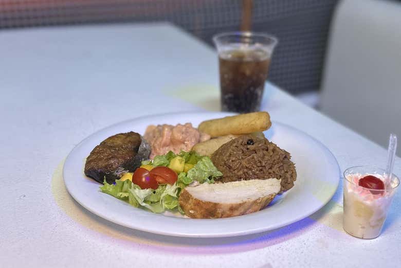 Uno de los platos que podréis cenar a bordo