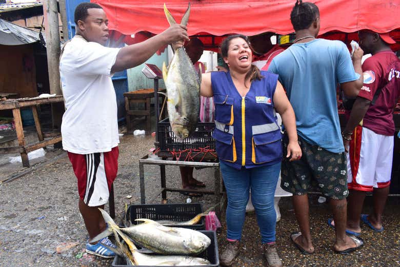 Pesce locale al Mercato di Bazurto