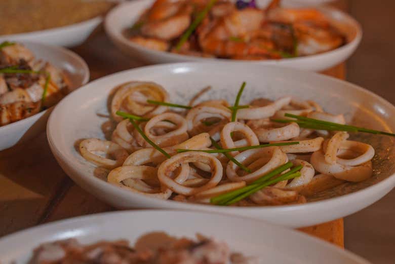 Uno de los deliciosos platos de pescado que podréis tomar