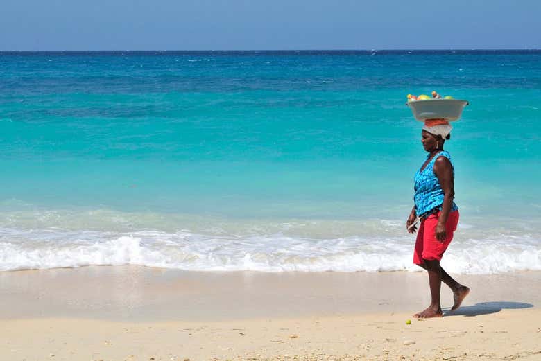 Playa Blanca, en isla de Barú