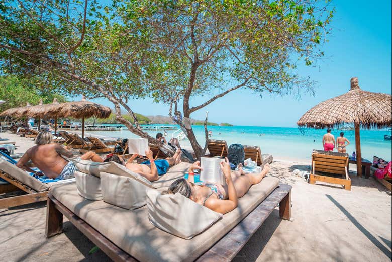 Momento de relax en las camas de Islabela