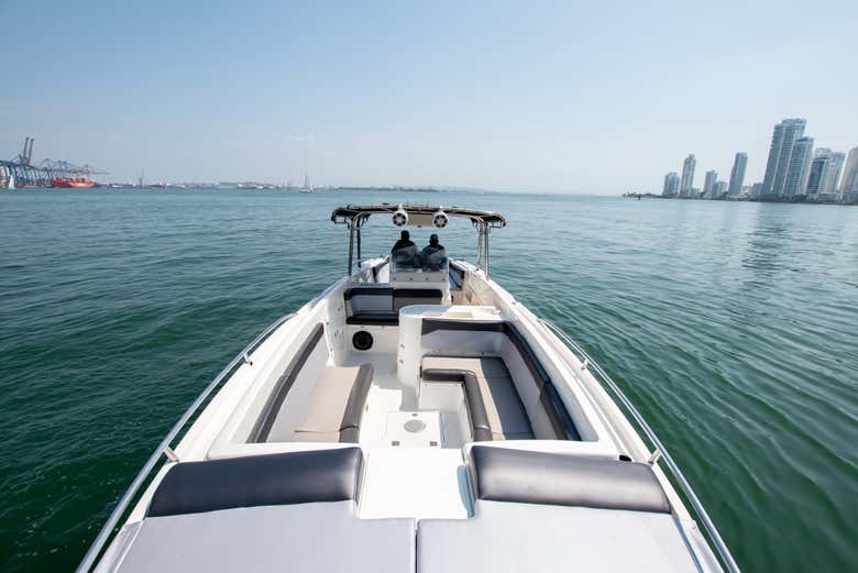 Enjoy the views as we leave the city behind