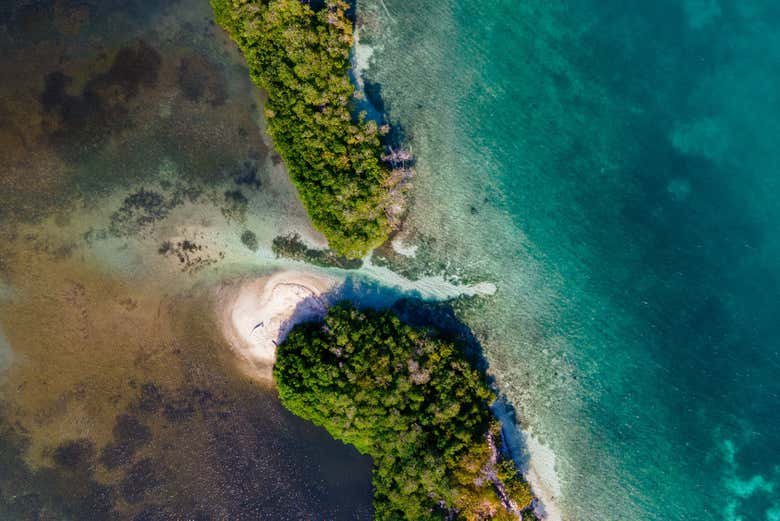 Sail past beautiful enclaves