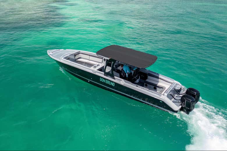 Hop on board the speedboat