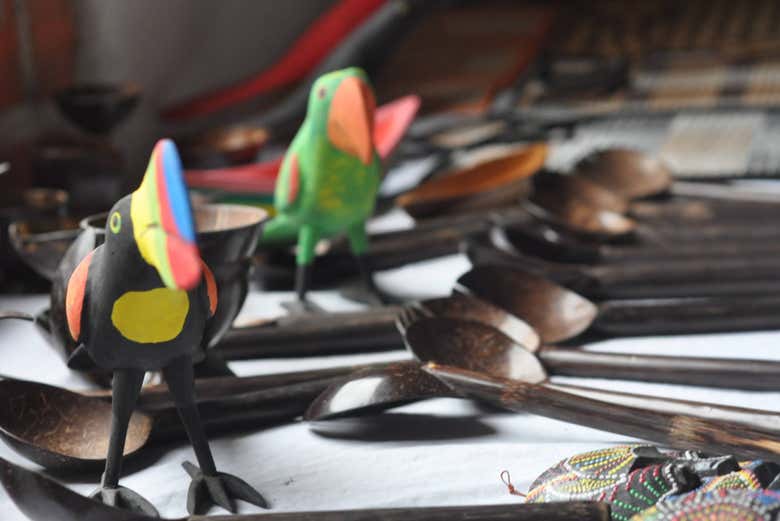 Artesanato elaborado pelas mulheres do povoado