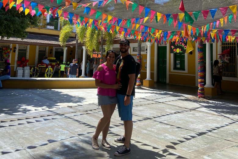 Visitando establecimientos locales