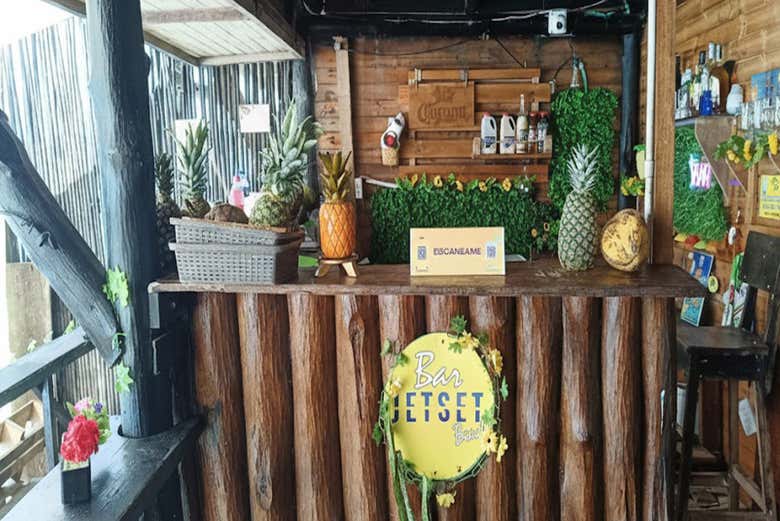 El bar de playa en el que pararemos