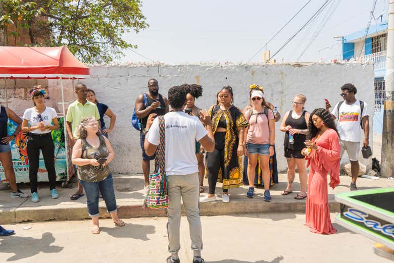 Durante il tour della musica champeta