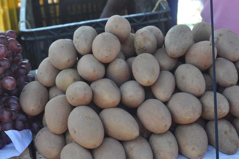 Una bancarella nel mercato