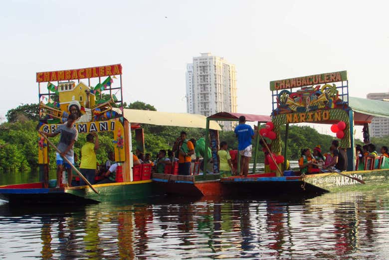 Navegando en las chambaculeras
