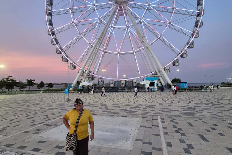 Visitando Barranquilla al atardecer