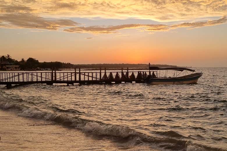Un bello atardecer