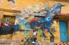 Tour del arte urbano en bicicleta
