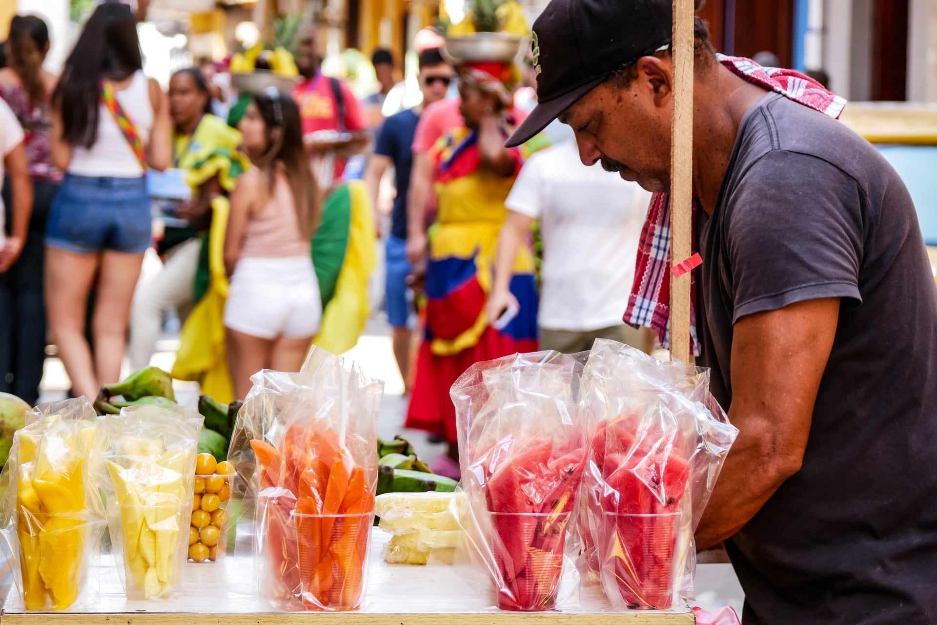 Visite à la découverte des fruits colombiens