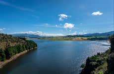 Passeggiata a cavallo alla diga del Sisga