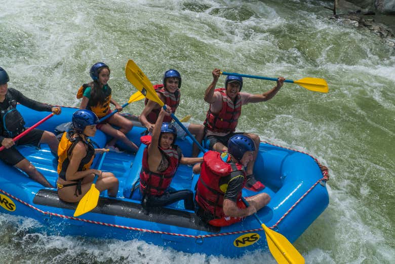 Rafting en el río Verde