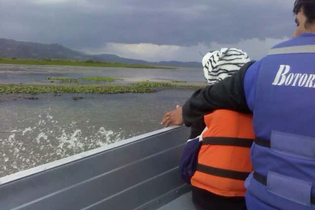 Balade en bateau sur la lagune