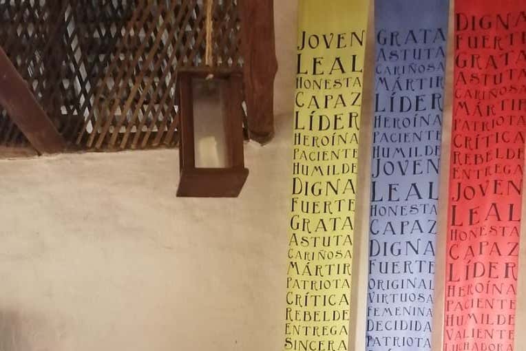 Visitando um dos museus de Guaduas 