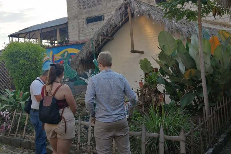 Durante o tour por Guaduas