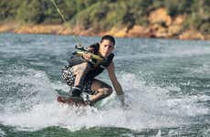 Actividades acuáticas en el embalse de Guatapé