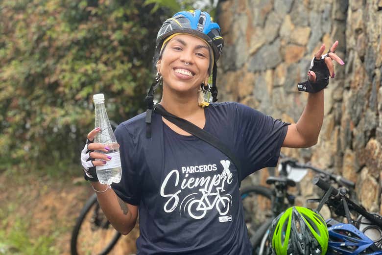 Antes de iniciar el tour en bici por Guatapé