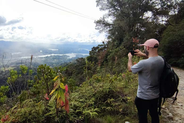 Stop for a quick photo break along the trail