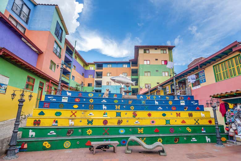 Plazoleta de los Zócalos de Guatapé