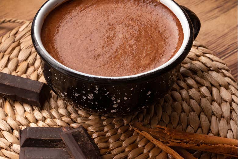 Taste some hot chocolate