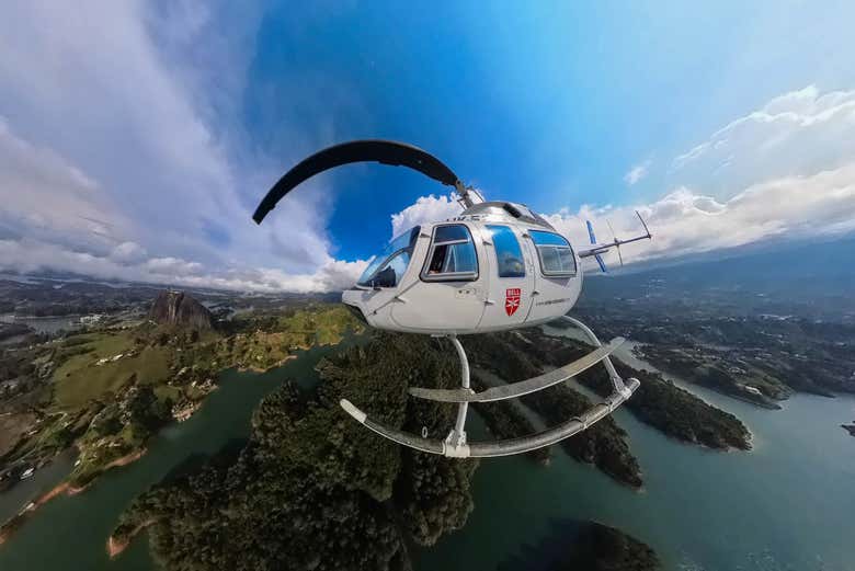 Las maravillosas vistas aéreas de Guatapé