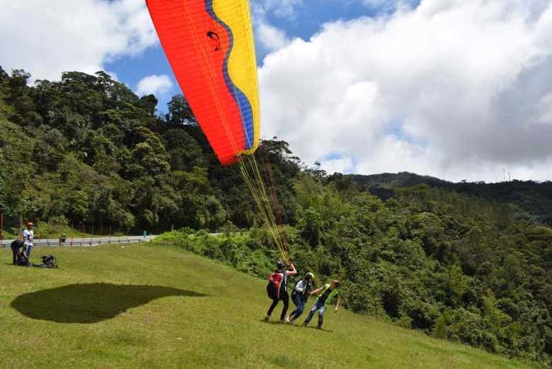 Preparándonos para volar