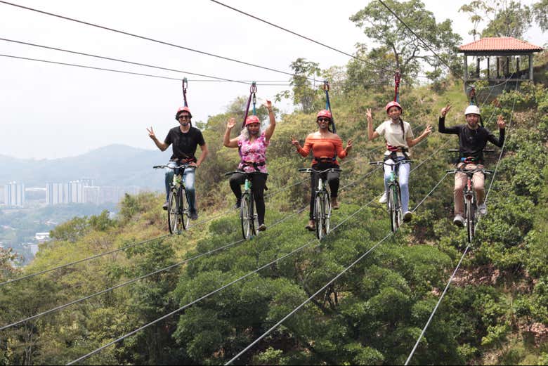 Una experiencia inolvidable en bicis aéreas