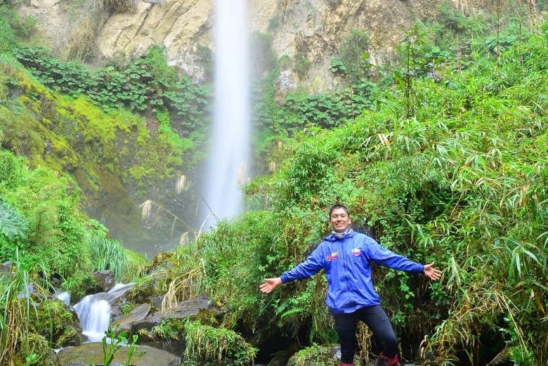 Caída de la cascada el Salto