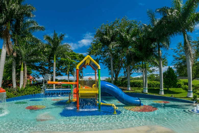 Swim in the pools