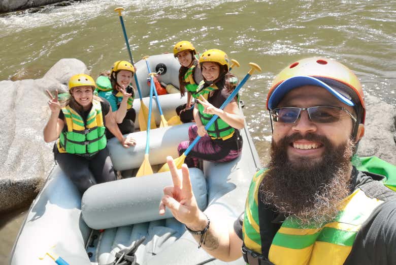 Rafting en el río Coello