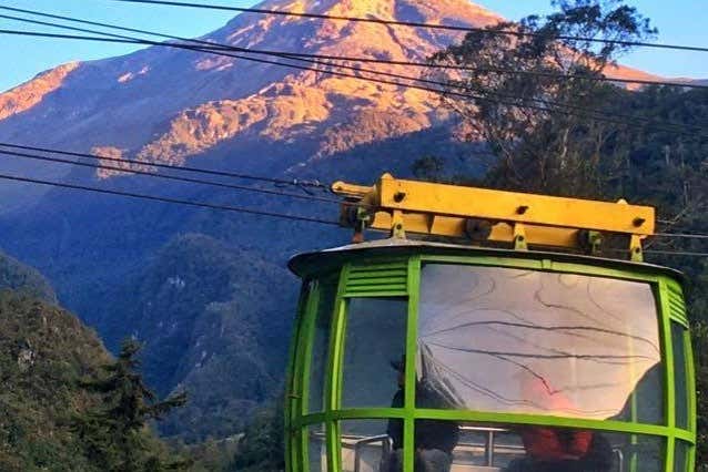 Tendréis estas vistas durante el viaje en teleférico