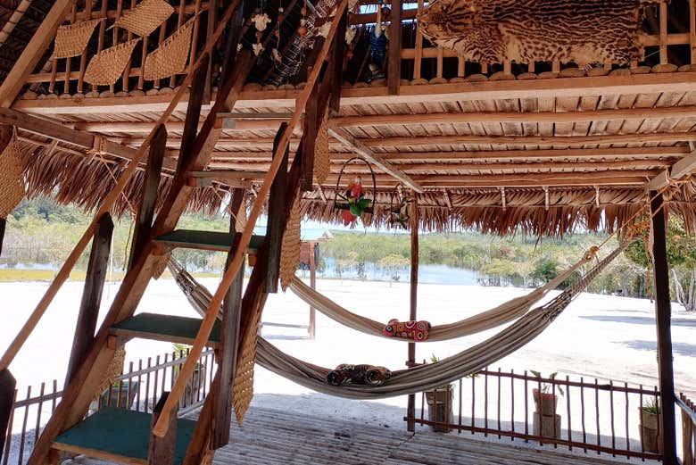 La cabaña en la que nos alojaremos