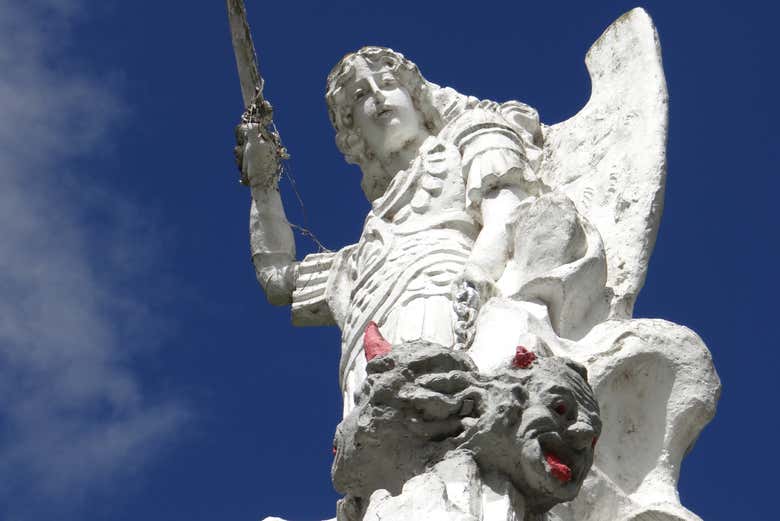 Ángel del santuario de Las Lajas