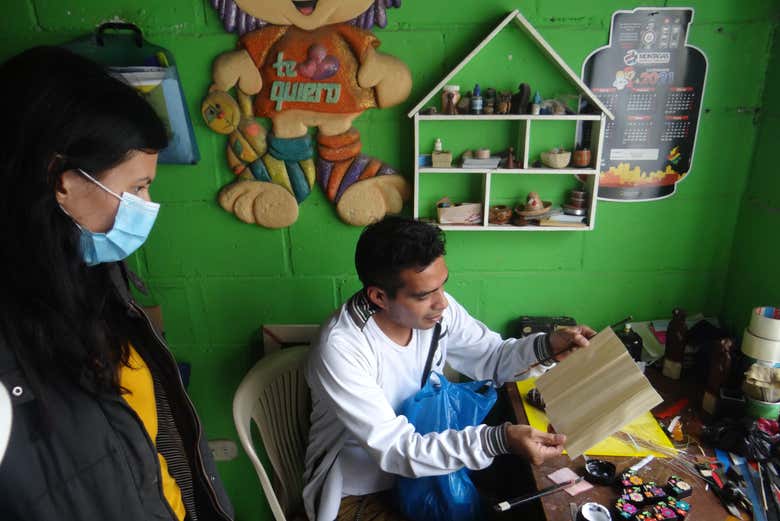 Oficina de verniz em Pasto