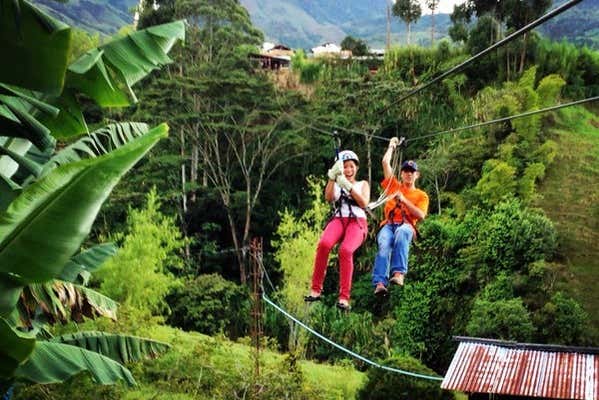 Attività di zip line