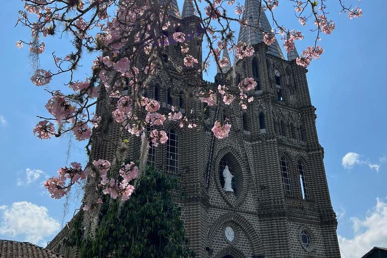 Fachada de la iglesia de Jardín