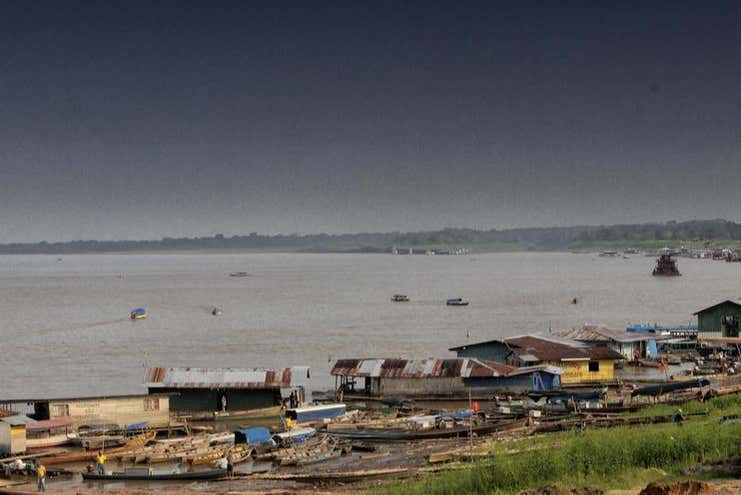 Avistando o rio Amazonas