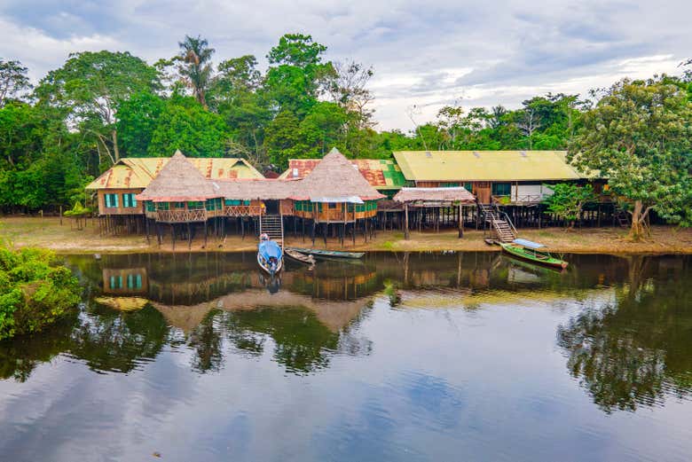 Cabañas típicas de Leticia
