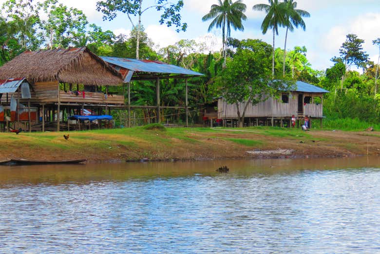 Durante o tour por Leticia