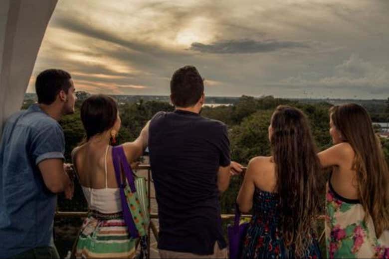 Una de las paradas durante el tour