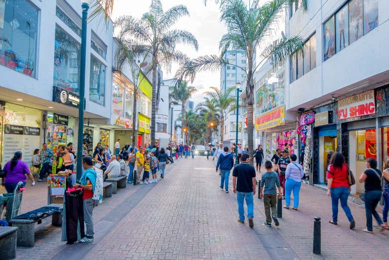 Recorriendo las calles comerciales de Manizales