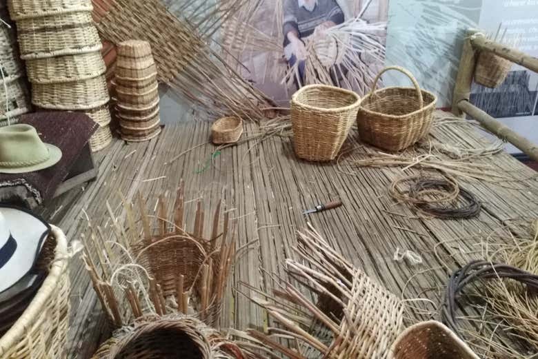 Canastos hechos en Filandia