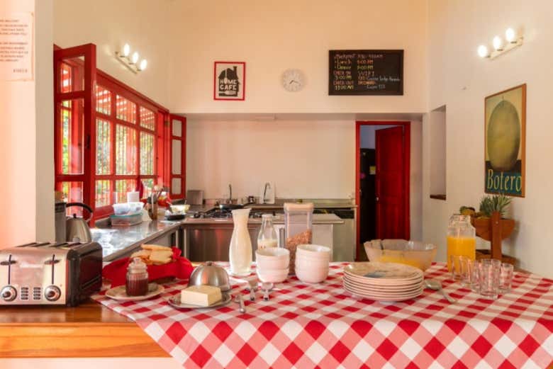 Cocina de la hacienda Venecia