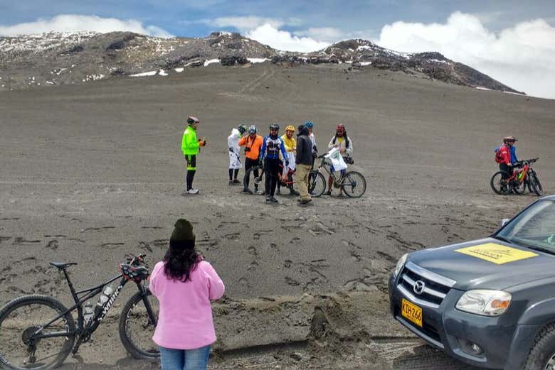 Zona arenales Nevado del Ruiz