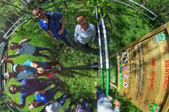 Foto de grupo vista desde arriba